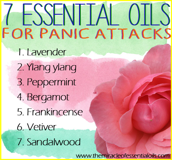 Calm yourself naturally using one or more of these essential oils for panic attacks