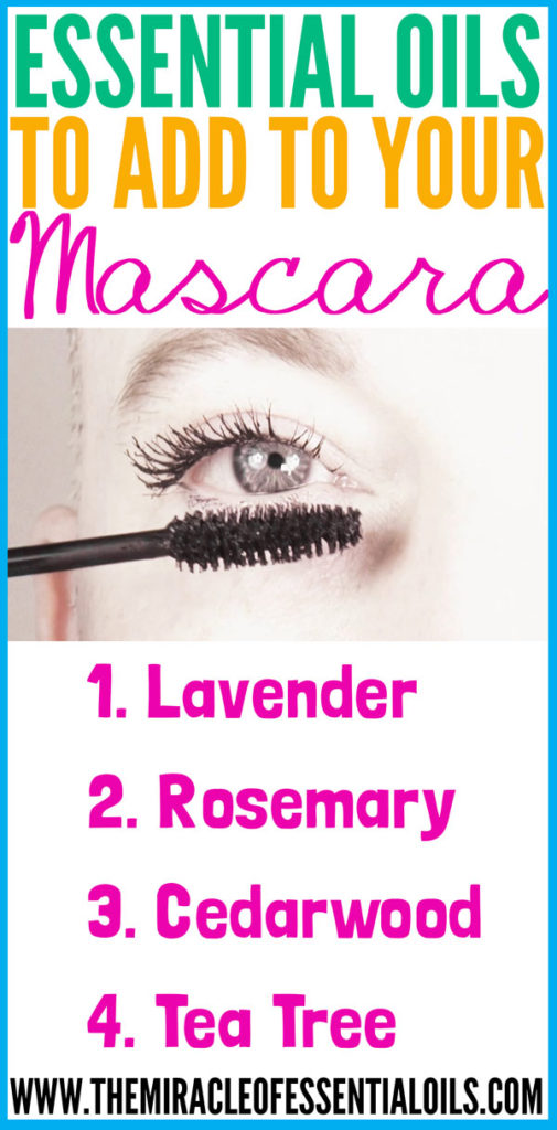 Check out some of the coolest essential oils to add to mascara!