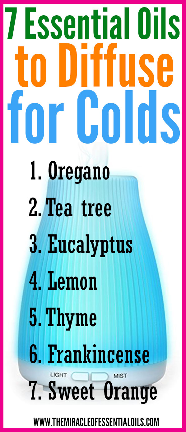 7 Essential Oils to Diffuse for Colds - The Miracle of