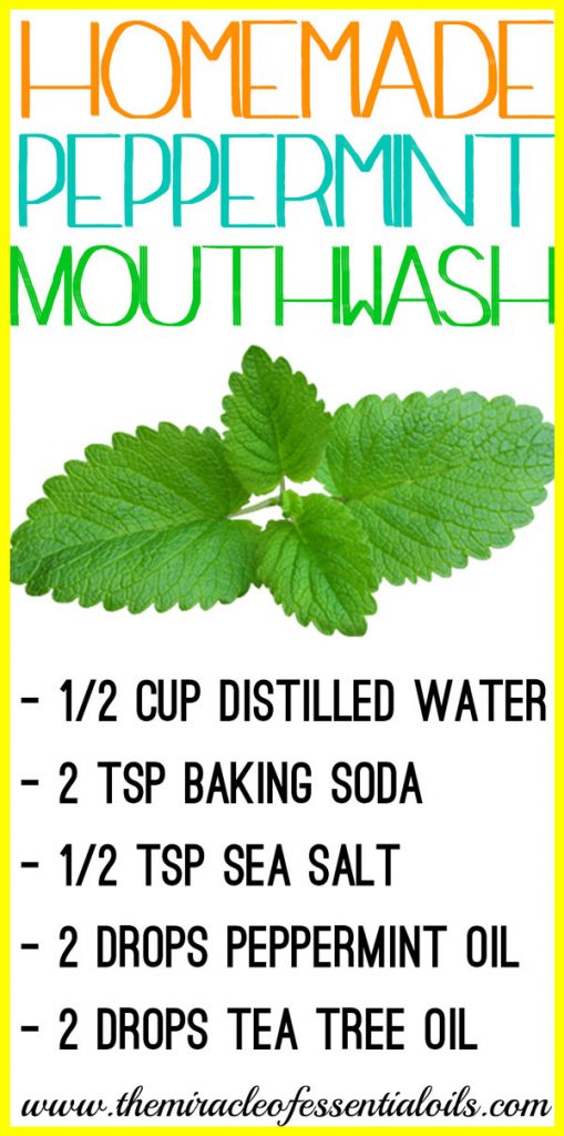 Check out this DIY peppermint essential oil mouthwash recipe for fresh breath and good oral health!