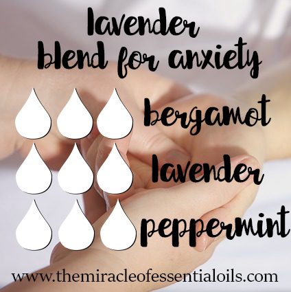 lavender essential oil diffuser blends - anxiety