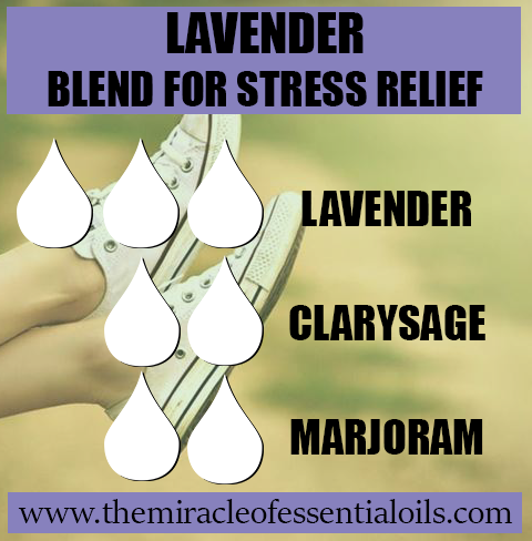 lavender essential oil diffuser blends - stress relief