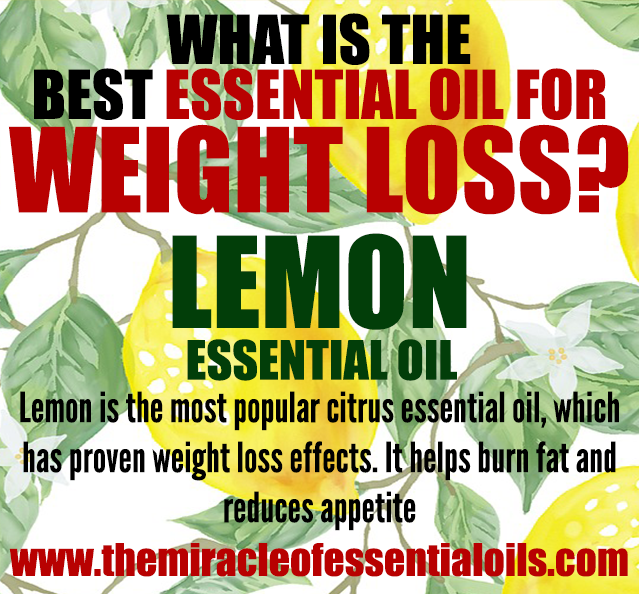 lemon essential oil for weight loss