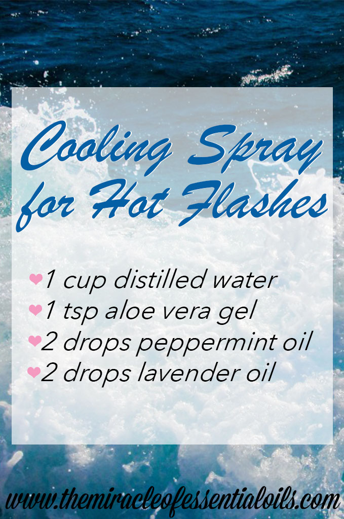 essential oil blend for hot flashes