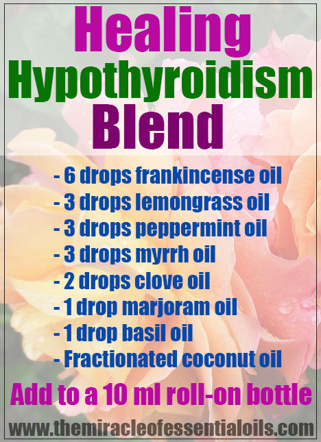 Healing Essential Oil Blend for Hypothyroidism