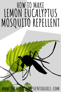 DIY Lemon Eucalyptus Mosquito Repellent Recipe