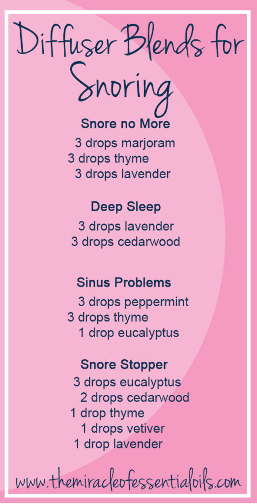 5 Essential Oil Diffuser Blends for Snoring The Miracle of Essential Oils